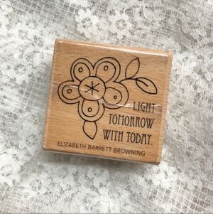 Free w. Purchase-"Light Today With Tomorrow" Flower Stamp
